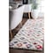Nuloom Tatyana Moroccan Diamond Trellis Shaggy Area Rug 2ft 8in x 12ft OZXL04A-28012 - alternate 1